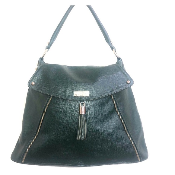 Onna Ehrlich Beautiful Green Pebbled Leather bag. Like new - Picture 2 of 10